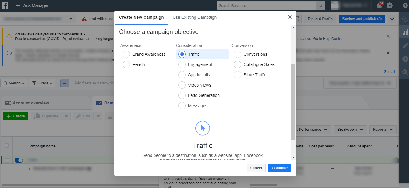 think of the right object for your campaign. This is super important for your Facebook advertising strategy!