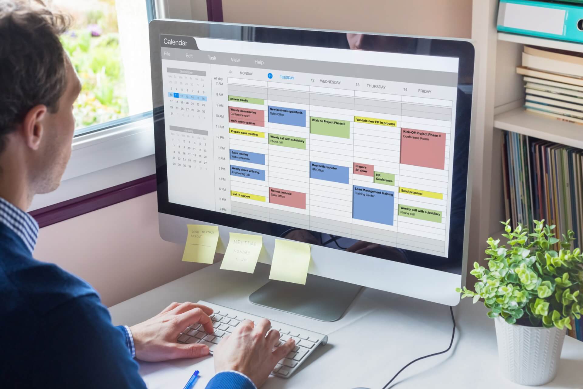 Working from home can be a bit distructive, so how to stay efficient?