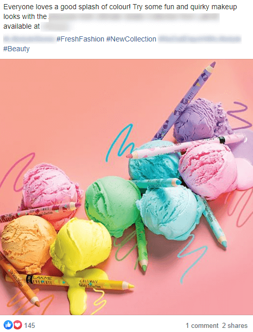 Don't underestimate the background of the photo. It should be as perfect as other elements of your Facebook ad