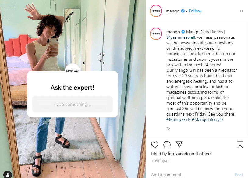 Try to communicate with your customers! Ask them a question or answer on their ones