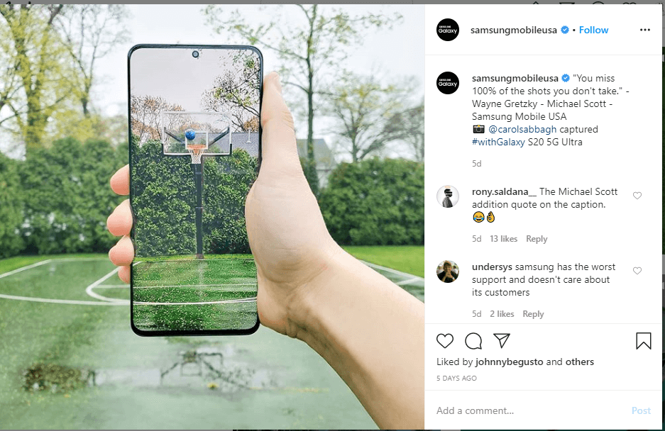 One of the simplest but highly effective options is to use content made by your users and customers