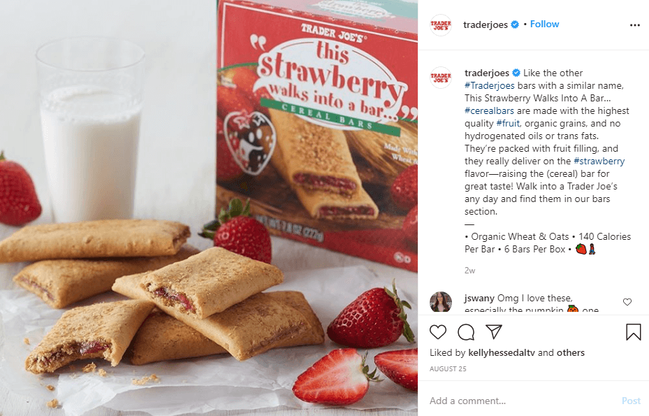 Present your products with a tasty shots.