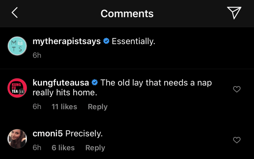 One more way to atttact attention to your Instagram account is to write funny comments.