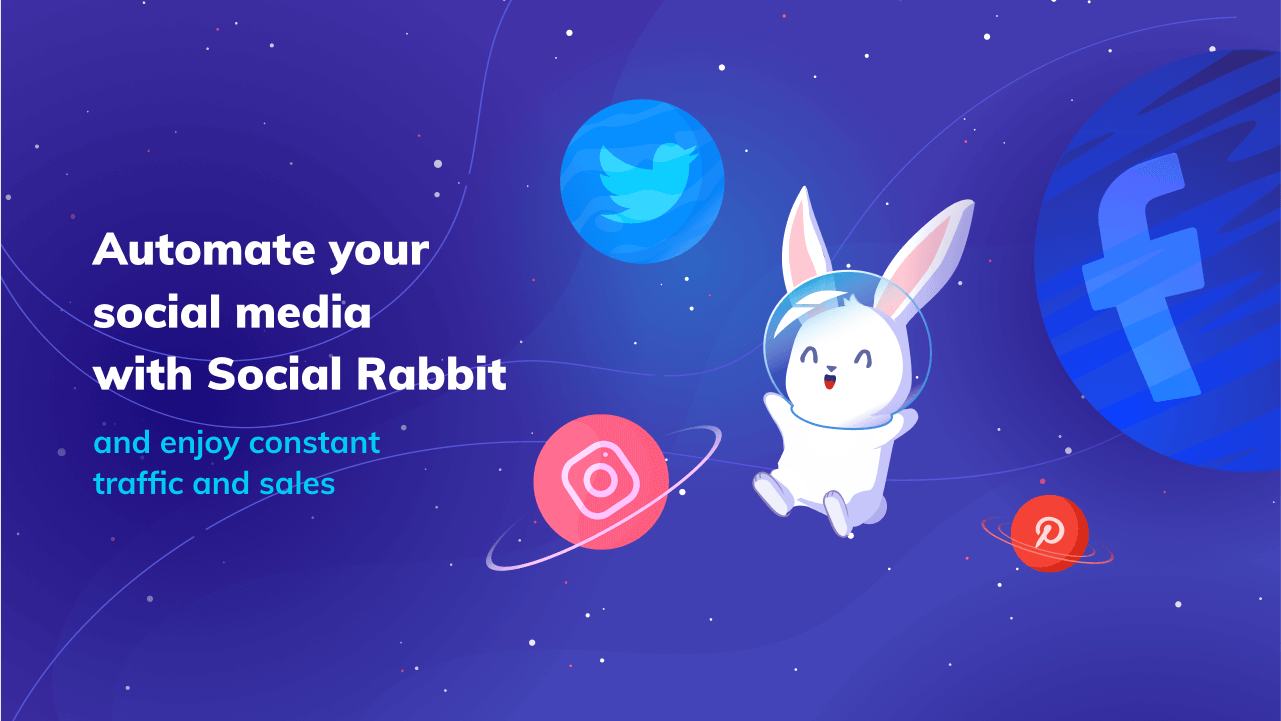 Social Rabbit is a great tool for Instagram, Facebook, Twitter, and Pinterest that allows users to enjoy auto-posting and not to spend a lot of time on SMM tasks
