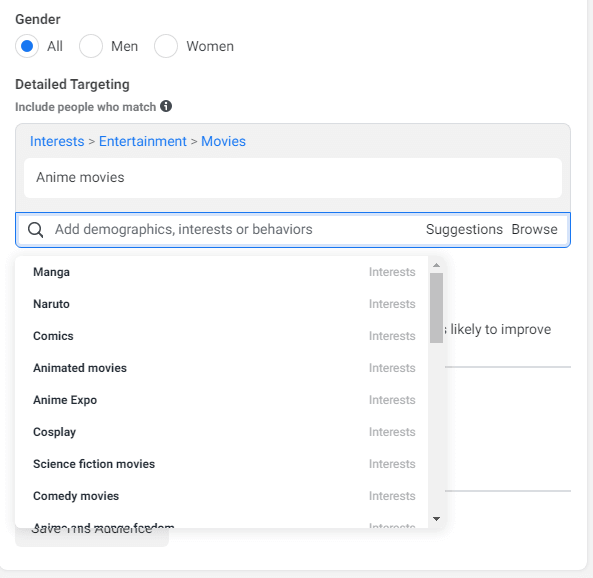 Facebook can help you to find some interests for your business niche.
