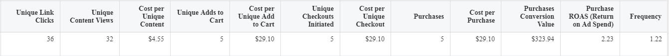 To find out if your Conversion campaign is running successfully, look at these metrics.