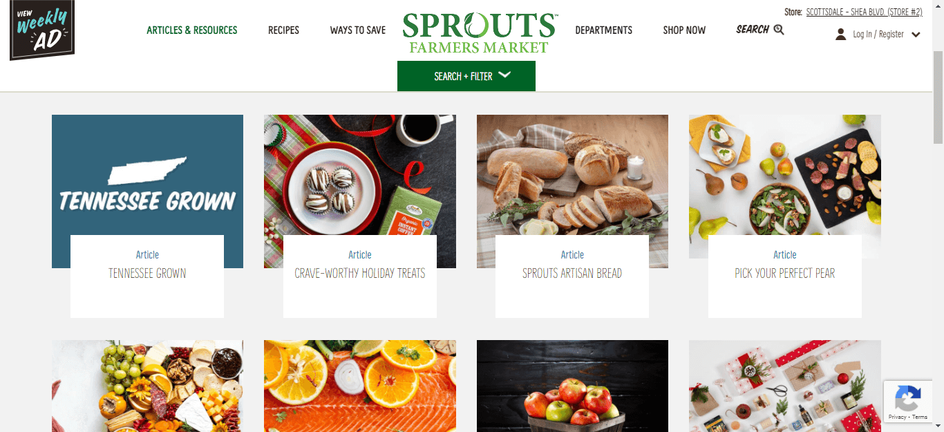 If you are interested in a healthy lifestyle, you might like reading the Sprout Farmer Market blog. Their blog content strategy includes a lot of articles on this topic.